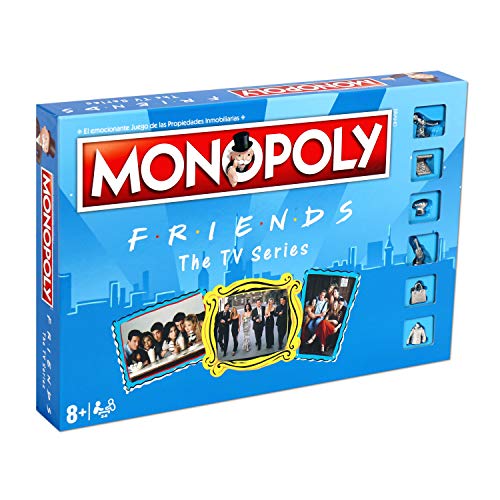 Winning Moves, Monopoly Friends, Juego de Mesa de Las Propiedades Inmobiliarias, Edición en Español, de 2 a 6 Jugadores
