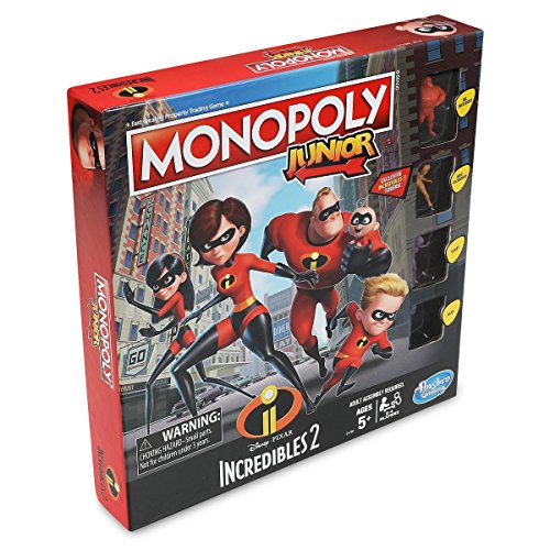 Disney E1781102 The Incredibles Monopoly Junior