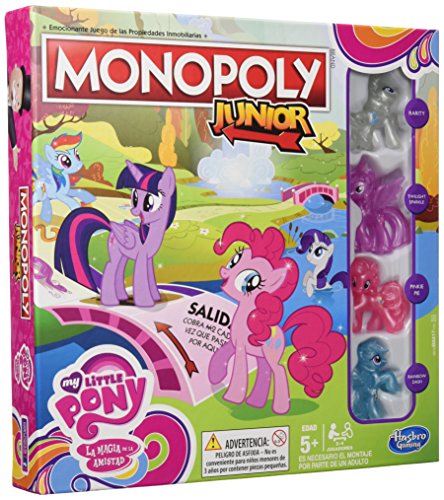 Hasbro - Juego de Mesa Monopoly Junior, Edición My Little Pony (B8417105)