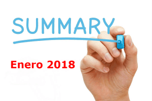 Resumen de Enero 2018