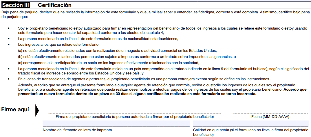 W 8ben 2020 Como Rellenarlo Paso A Paso Con Fotos